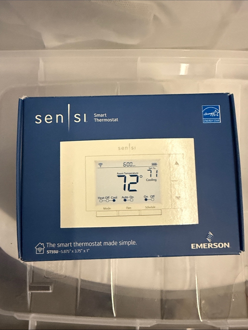Emerson Sensi Smart Thermostat - White